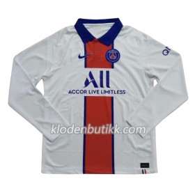 Paris Saint-Germain PSG Borte Fotballdrakt 2020-2021 Langermet